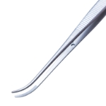 Semkin Dressing Forceps, Curved, Overall Length 6" (152mm) 