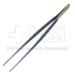 Semkin Micro Forceps, TC, 1 x 2 Teeth, Overall Length 7" - 620890WL