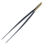 Semkin Micro Forceps, TC, 1 x 2 Teeth, Overall Length 7" 
