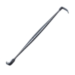 Senn Retractor, Double Ended, 3 Sharp Prongs, 9mm x 7mm Prongs, 7mm x 18mmBlade, Overall Length 6-1/4" (159mm) 