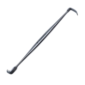 Senn Retractor, Double Ended, 3 Sharp Prongs, 9mm x 7mm Prongs, 7mm x 18mmBlade, Overall Length 6-1/4" (159mm) 