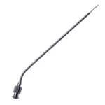 Septum Needle, Straight Shaft, Angled At Hub, Reinforced Shaft 