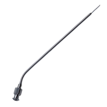 Septum Needle, Straight Shaft, Angled At Hub, Reinforced Shaft 