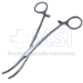 Shallcross Cystic Duct Forceps, Fully Curved, Serrated Jaws, Overall Length 8" (203mm) - 1921-21621BX