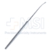 Shapleigh Curette, Small, Very Delicate 1.5mm Serrated Loop, Flexible Shaft, Flat Handle, Overall Length 6.4" (163mm) - 114-1516-1