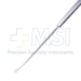 Shapleigh Curette, Large, Very Delicate 2mm Serrated Loop, Flexible Shaft, Flat Handle, Overall Length 6.4" (163mm) - 114-1516-2