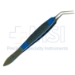Sheets-McPherson Tying Forceps, Titanium, 45 Degrees Angled Shafts, 10.5mm Tying Platform, 1mm Of Tip Crisscross Serrated, Serrated Handle, Dull Finish, Overall Length 3-1/2" (90mm) - 5-2918-T