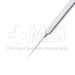 Shepard Iris Hook, Straight, Blunt, 27mm Shaft, Smooth Flat Handle, Overall Length 5" (127mm) - 11-4-6221