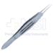 Shepard Tying Forceps, Straight Shafts, 4mm Tying Platform, Wide Serrated Handle, Overall Length 4-1/4" (110mm) - 5-2966