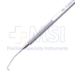 Shepard Anterior/Posterior Capsule Polisher/Curette, Right, 1.75mm Diameter Ring Tip, Angled 10mm From Bend To Tip, Round Handle, Overall Length, 4-3/4" (120mm) - 9-24325-R
