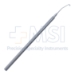 Shepard Anterior/Posterior Capsule Polisher/Curette, Right, 1.75mm Diameter Ring Tip, Angled 10mm From Bend To Tip, Round Handle, Overall Length, 4-3/4" (120mm) - 9-24325-R