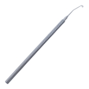 Shepard Anterior/Posterior Capsule Polisher/Curette, Right, 1.75mm Diameter Ring Tip, Angled 10mm From Bend To Tip, Round Handle, Overall Length, 4-3/4" (120mm) 8-13214R,08-13214,1074E,08-13216