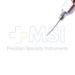 Simcoe Cortex Extractor, 23ga, Gently Curved Cannula, 0.33mm Aspiration Port, Polished Finish, Excluding Hub Overall Length 1-1/4" (32mm) - 5-5070