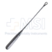 Sims Curette, Size 4, Sharp, Malleable Shaft, Overall Length 11" (280mm) - F5357