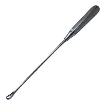 Sims Uterine Curette, Size 3, Sharp, Malleable Shaft, Overall Length 11" (279mm) 
