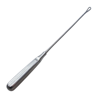 Sims Uterine Curette, Size 1, Sharp, Malleable Shaft, Overall Length 11" (279mm) 