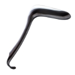Sims Vaginal Retractor, Single Ended, Blade (1-1/4" Wide x 3" Length), Overall Length 8-1/4" (210mm) 