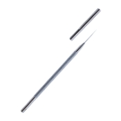 Sinskey Hook, Straight, Blunt 0.2mm Tip, 18mm Straight Shaft, Round Knurled Handle, With Guard, Overall Length 4-1/2" (115mm) 1623081,11/4/6343,K3-5232,08-04219