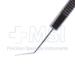 Sinskey Iris IOL Hook, Angled, 0.2mm Hook, Serrated Flat Handle, Overall Length 4-5/8" (117mm) - 5-1656-A