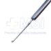 Skeele Currette, Straight 31mm Shaft, 2mm Cup, Serrated Edge, Flat Handle, Polished Finish, Overall Length 4-7/8" (125mm) - 5-1801