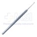 Skeele Currette, Straight 31mm Shaft, 2mm Cup, Serrated Edge, Flat Handle, Polished Finish, Overall Length 4-7/8" (125mm) - 5-1801