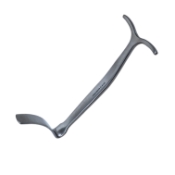 Smillie Knee Retractor, Reverse Curve, 13mm x 55m Blade, T Handle, Overall Length 5-1/2" (140mm) 