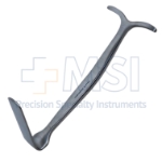 Smillie Retractor, Angled Blade, 19mm x 45mm Blade, T Handle, Overall Length 5-1/2" (140mm) 