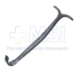Smillie Retractor, Full Curved Down Blade, 13mm x 18mm Blade, T Handle, Overall Length 5-1/2" (140mm) - D8200