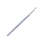 Spaide Pediatric Scleral Depressor, Curved Tip, Serrated Surface, Tip Of Foot Used For Depressing Sclera, Serrated Flat Handle, Polished Finish, Overall Length 5" (127mm) 1579065,May-23,E5112