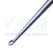 Bruns Spinal Curette, Size 1, Straight, Oval Cup, Overall Length 8" (203mm) - 342175C