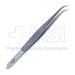 Splinter Forceps, Curved, Without Pin, Overall Length 4-1/2" (114mm) - 40-11115