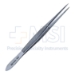 Splinter Forceps, With Pin, Serrated, Overall Length 5" (127mm) - 43-10130