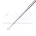 Sprague Ear Curette, Large, 3mm Curved Loop, Round Smooth Handle, Overall Length 6-7/8" (174mm) - 114-1526-2