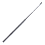 Sprague Ear Curette, Large, 3mm Curved Loop, Round Smooth Handle, Overall Length 6-7/8" (174mm) 