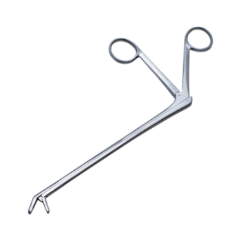 Spurling Intervertebral Disc Rongeur, Angled Up, 4mm x 10mm Bite, Shaft Length 7" (178mm) 