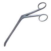 Spurling Intervertebral Discectomy Rongeur, Angled Down 45 Degrees, 4mm X 10mm Jaws, Two Ring Handles, Working Length 5" (127mm) 