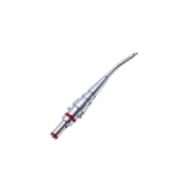 I/A Tip, Stainless Steel, Curved, 0.3mm Port, Overall Length 1-3/4" (45mm) 