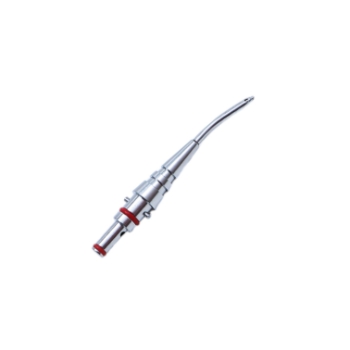 I/A Tip, Stainless Steel, Curved, 0.3mm Port, Overall Length 1-3/4" (45mm) 