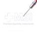 I/A Tip, Stainless Steel, Straight, 0.3mm Port, Used With Silicone Sleeve, Overall Length 1-3/4" (45mm) - 90307