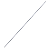 Steinmann Pin, Double Ended Trocar Points, 2mm, Overall Length 9" (229mm), 5 Units Per Package 