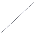 Steinmann Pin, Double Ended Trocar Points, 2.4mm, Overall Length 9" (229mm), 5 Units Per Package 