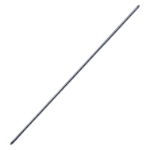 Steinmann Pin, Double Ended Trocar Points, 3.2mm, Overall Length 9" (229mm), 5 Units Per Package 