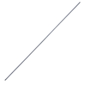 Steinmann Pin, Single Ended Trocar, Round Point, 2mm, Overall Length 9" (229mm), 5 Units Per Package 