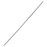 Steinmann Pin, Double Ended Trocar Points, Fully Threaded, 2mm, Overall Length 9" (229mm), Pack Of 6 