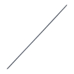 Steinmann Pin, Double Ended Trocar Points, Fully Threaded, 2.8mm, Overall Length 9" (229mm), Pack Of 6 