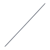 Steinmann Pin, Double Ended Trocar Points, Fully Threaded, 2.8mm, Overall Length 9" (229mm), Pack Of 6 