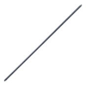 Steinmann Pin, Double Ended, Fully Threaded, Trocar, 4mm, Overall Length 9" (229mm), Pack of 6 