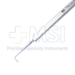 Stevens Tenotomy Hook, Small, Curved, Blunt, Flat Handle, Overall Length 4-3/4" (120mm) - 11-4-7711