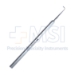 Stevens Tenotomy Hook, Small, Curved, Blunt, Flat Handle, Overall Length 4-3/4" (120mm) - 11-4-7711