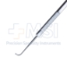 Stevens Tenotomy Hook, 6mm Curved Hook, Serrated Flat Handle, Polished Finish, Overall Length 4-3/4" (120mm) - 5-1711